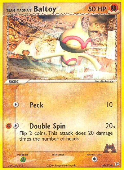 Baltoy da Equipe Magma / Team Magma's Baltoy - MoxLand - MoxLand