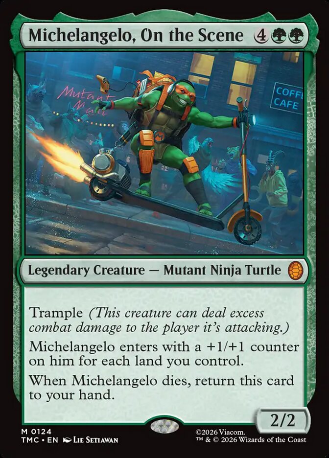 Michelangelo, On the Scene - Magic: The Gathering - MoxLand