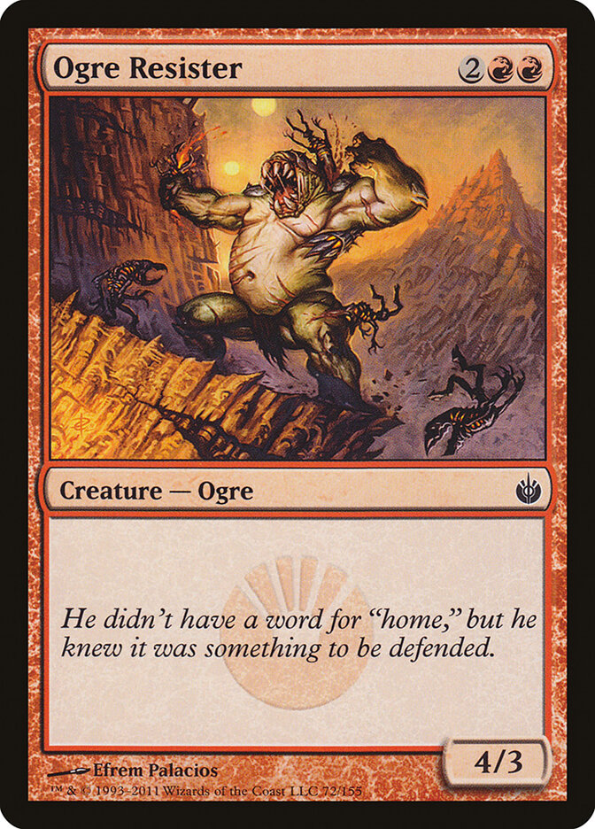 Opositor Ogre / Ogre Resister - Magic: The Gathering - MoxLand