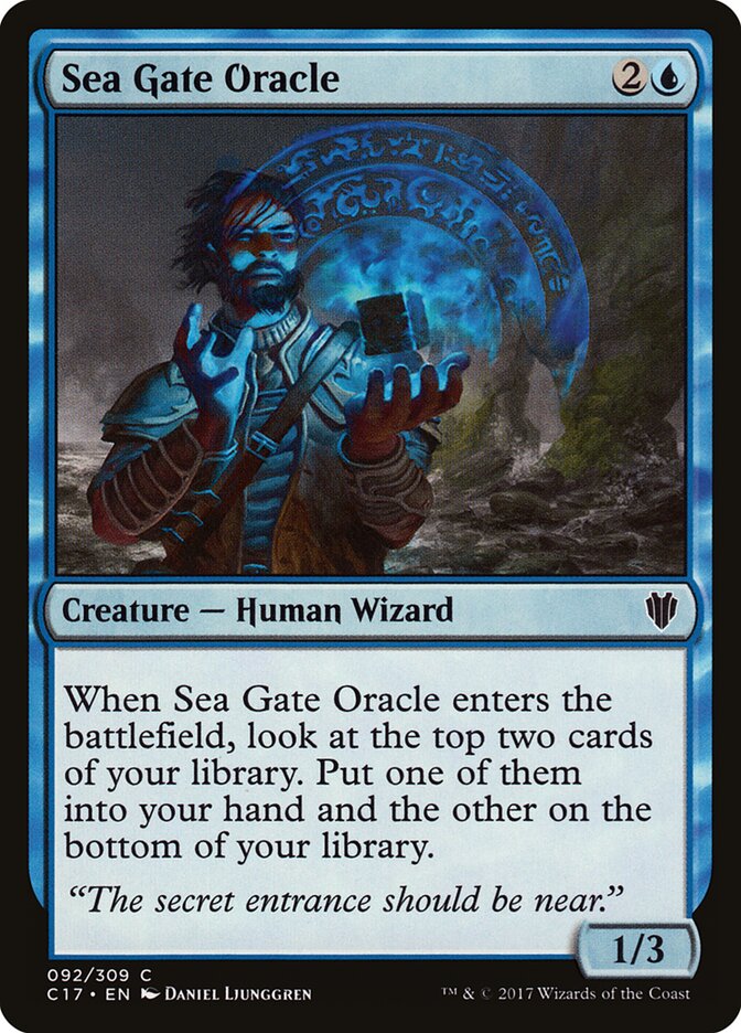 Oráculo do Portão Marinho / Sea Gate Oracle - Magic: The Gathering - MoxLand