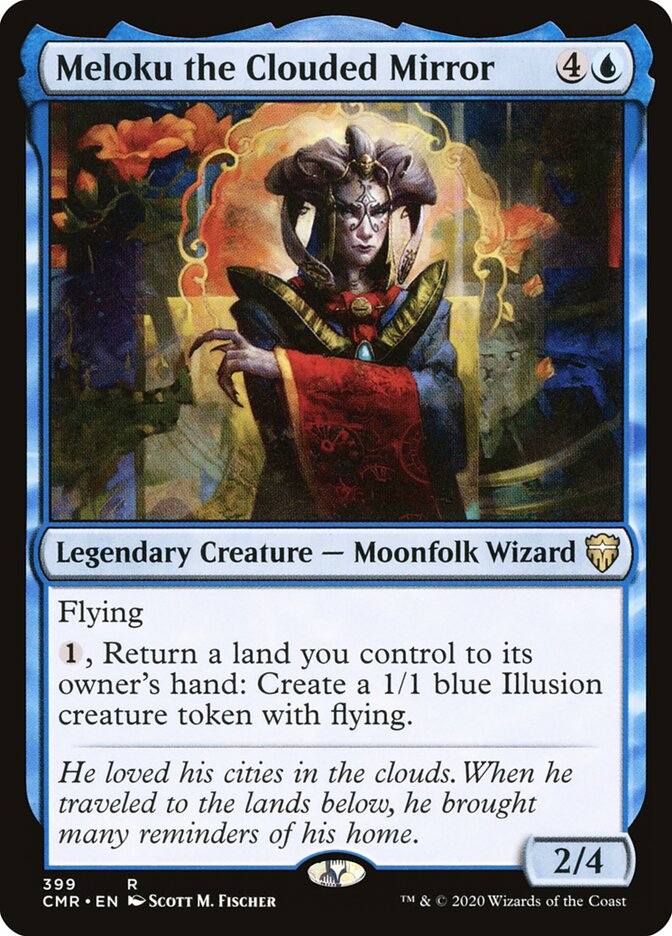 Meloku, o Espelho Enevoado / Meloku the Clouded Mirror - Magic: The Gathering - MoxLand