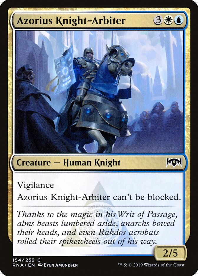 Cavaleiro-árbitro Azorius / Azorius Knight-Arbiter - Magic: The Gathering - MoxLand