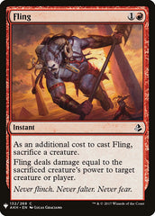 Arremessar / Fling - Magic: The Gathering - MoxLand