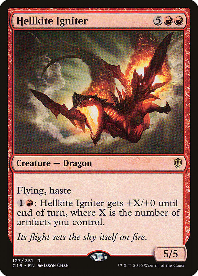 Dragão Avérneo Incendiário / Hellkite Igniter - Magic: The Gathering - MoxLand