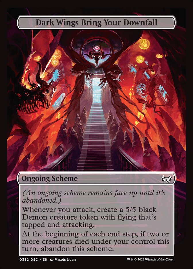Dark Wings Bring Your Downfall - Magic: The Gathering - MoxLand