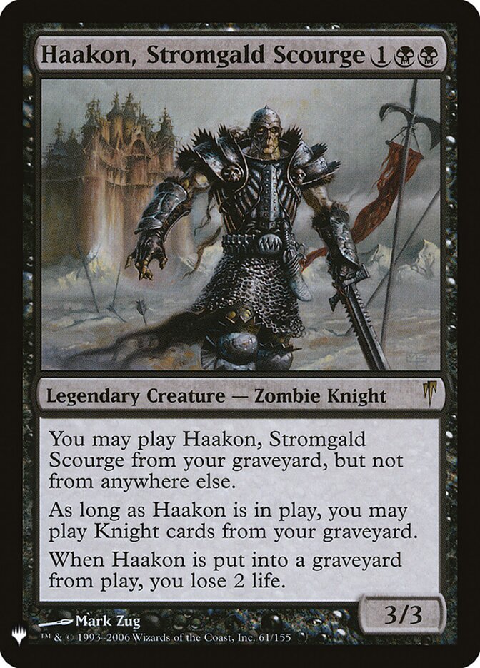 Haakon, Flagelo de Stromgald / Haakon, Stromgald Scourge - Magic: The Gathering - MoxLand