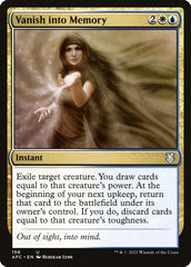 Desaparecer na Memória / Vanish into Memory - Magic: The Gathering - MoxLand