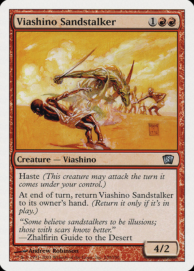 Caçador das Areias Viashino / Viashino Sandstalker - Magic: The Gathering - MoxLand