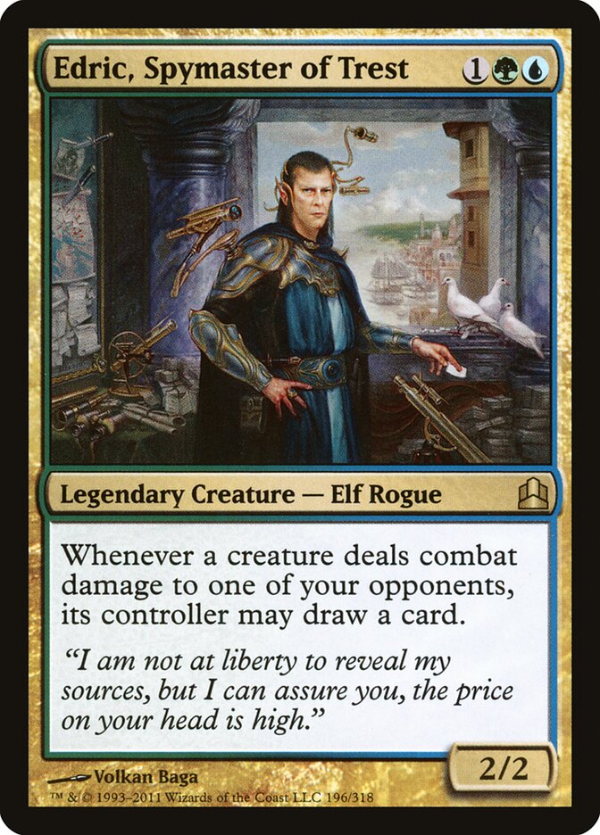 Edric, Espião-mestre de Trest / Edric, Spymaster of Trest - Magic: The Gathering - MoxLand