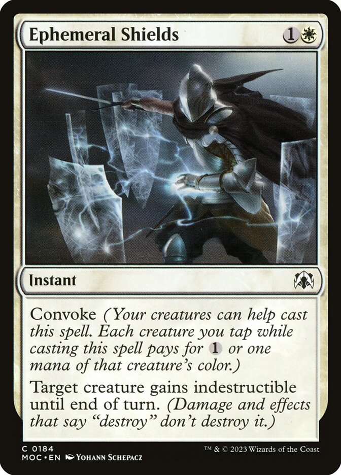 Escudos Efêmeros / Ephemeral Shields - Magic: The Gathering - MoxLand