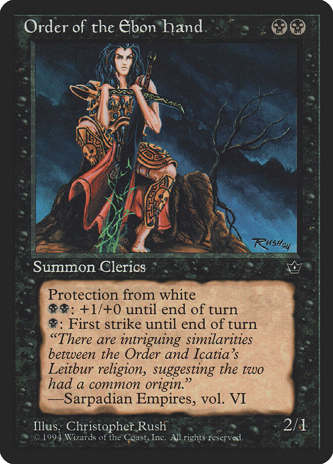 Order of the Ebon Hand / Order of the Ebon Hand - Magic: The Gathering - MoxLand