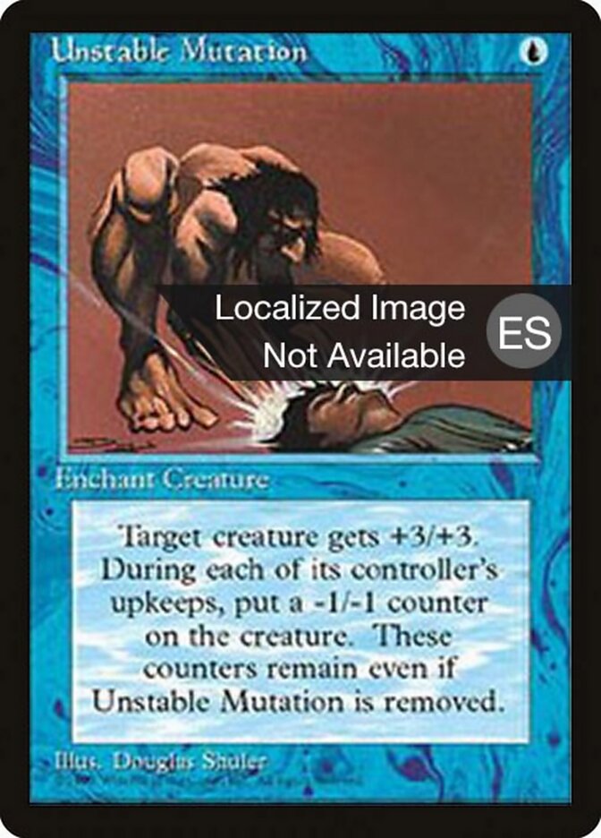 Mutação Instável / Unstable Mutation - Magic: The Gathering - MoxLand