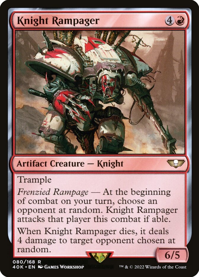 Knight Rampager - Magic: The Gathering - MoxLand