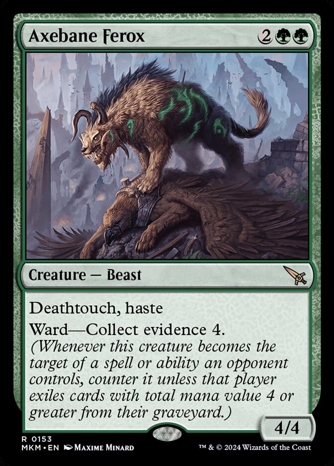 Ferox da Danação dos Machados / Axebane Ferox - Magic: The Gathering - MoxLand