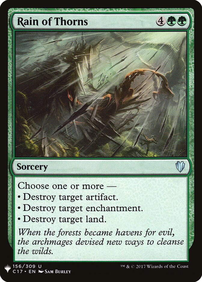 Chuva de Espinhos / Rain of Thorns - Magic: The Gathering - MoxLand