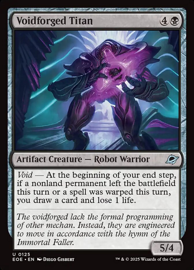 Titã Forjado do Vazio / Voidforged Titan - Magic: The Gathering - MoxLand
