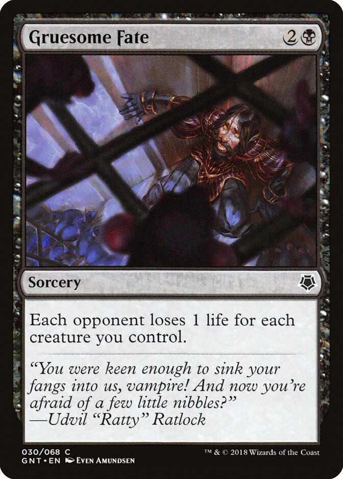 Destino Horripilante / Gruesome Fate - Magic: The Gathering - MoxLand