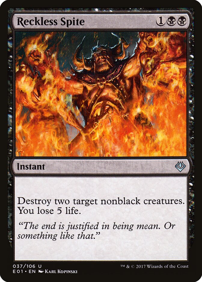 Rancor Imprudente / Reckless Spite - Magic: The Gathering - MoxLand