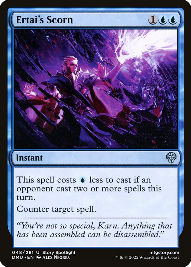 Escárnio de Ertai / Ertai's Scorn - Magic: The Gathering - MoxLand