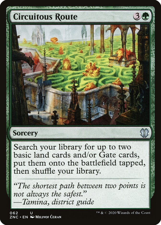 Rota do Circuito / Circuitous Route - Magic: The Gathering - MoxLand