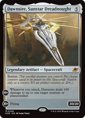 Primeiro Alvorecer, Encouraçado Helioestrela / Dawnsire, Sunstar Dreadnought - Magic: The Gathering - MoxLand
