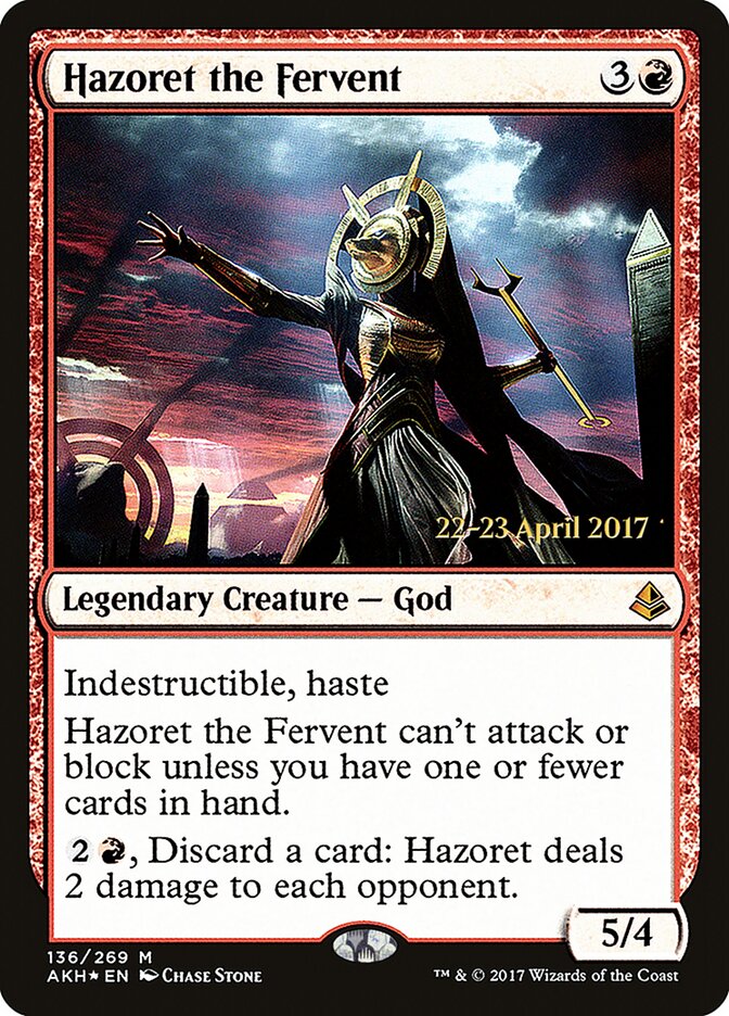 Hazoret, a Fervorosa / Hazoret the Fervent - Magic: The Gathering - MoxLand