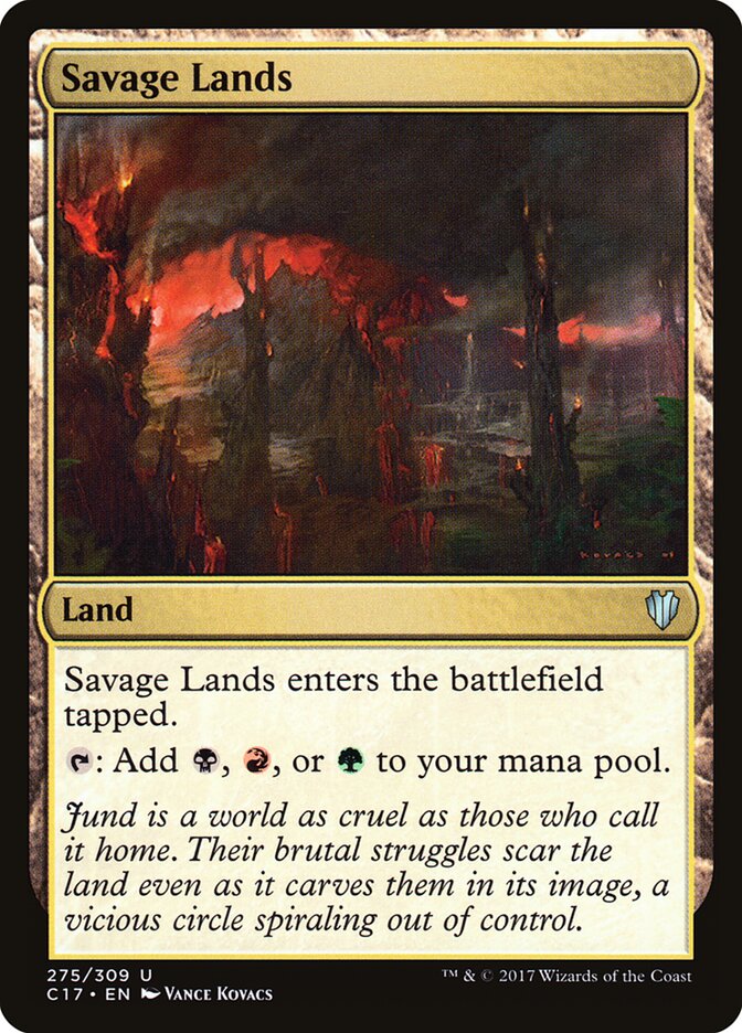 Terras Selvagens / Savage Lands - Magic: The Gathering - MoxLand