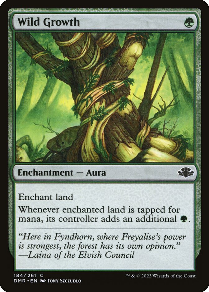Crescimento Virente / Wild Growth - Magic: The Gathering - MoxLand