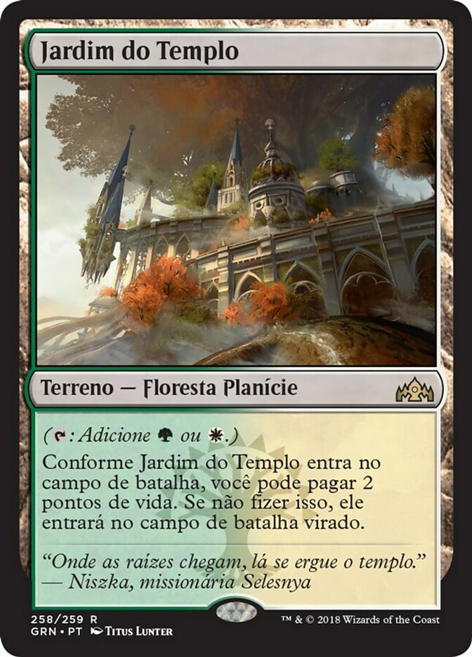 Jardim do Templo / Temple Garden - Magic: The Gathering - MoxLand