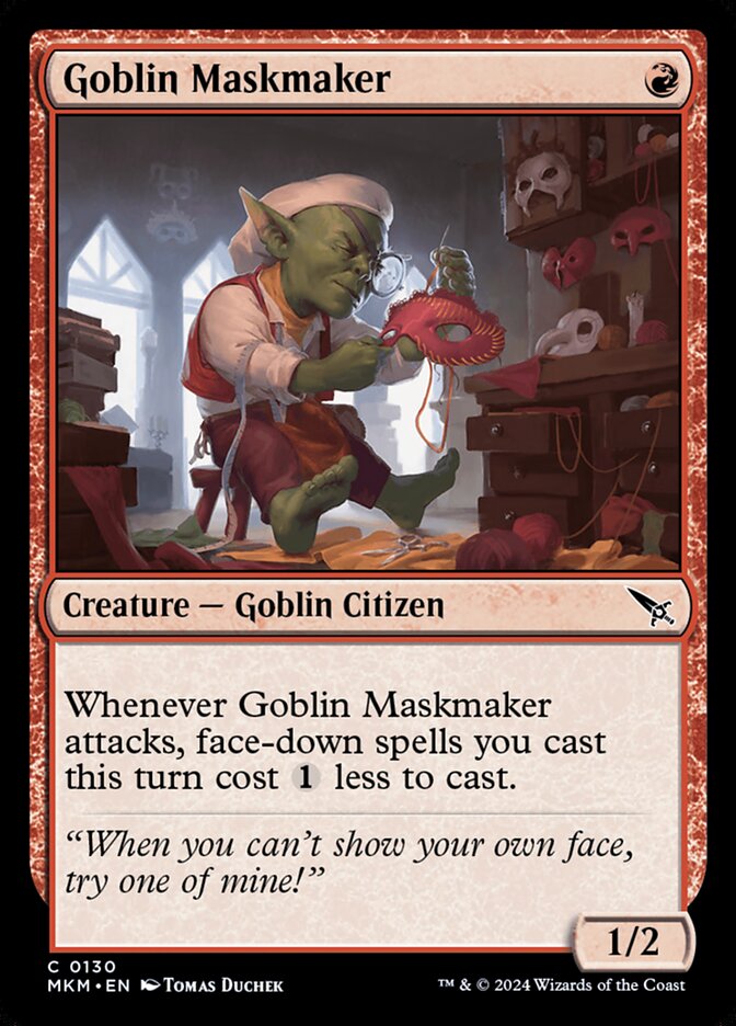 Mascareiro Goblin / Goblin Maskmaker - Magic: The Gathering - MoxLand