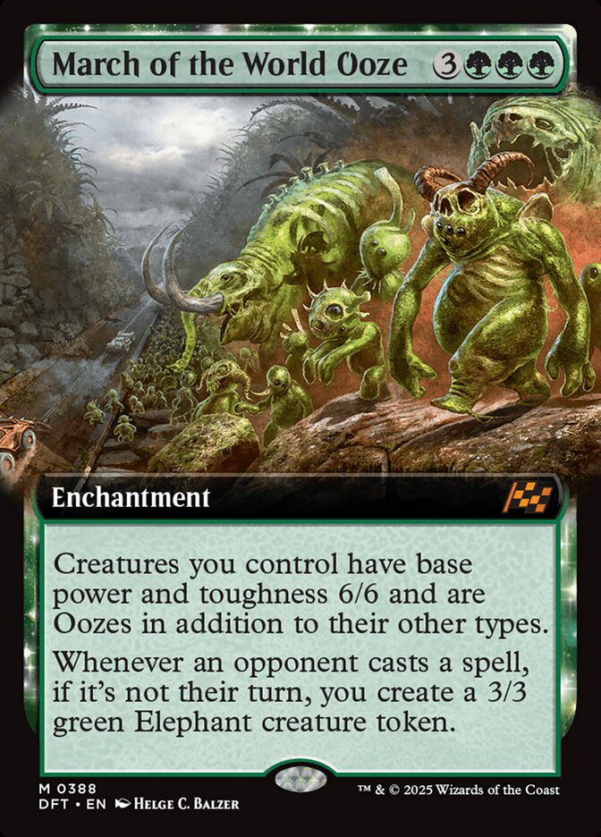Marcha do Lodo Mundial / March of the World Ooze - Magic: The Gathering - MoxLand
