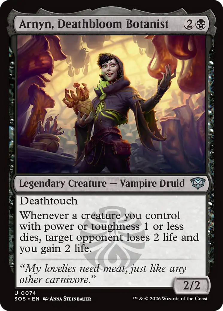 Arnyn, Deathbloom Botanist - Magic: The Gathering - MoxLand