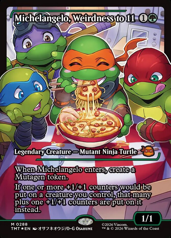 Michelangelo, Weirdness to 11 - Magic: The Gathering - MoxLand