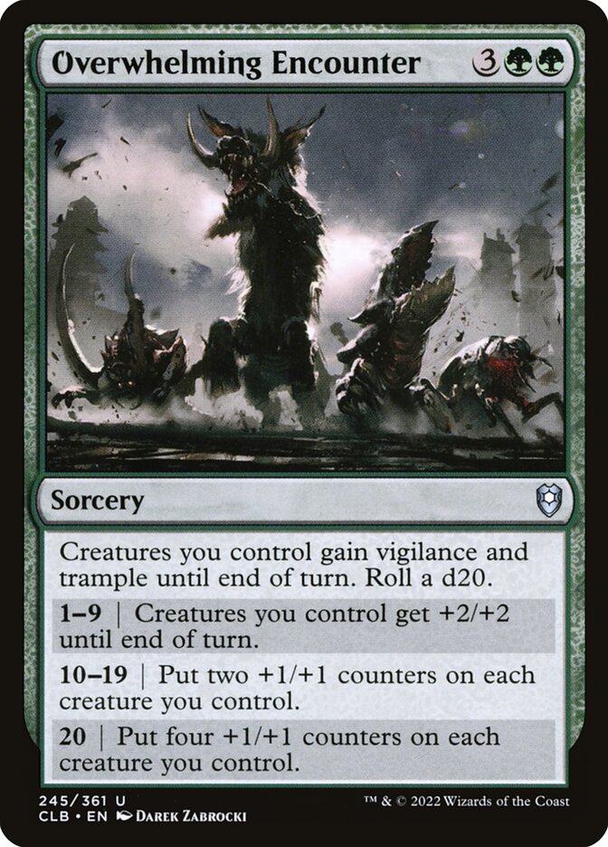 Confronto Avassalador / Overwhelming Encounter - Magic: The Gathering - MoxLand
