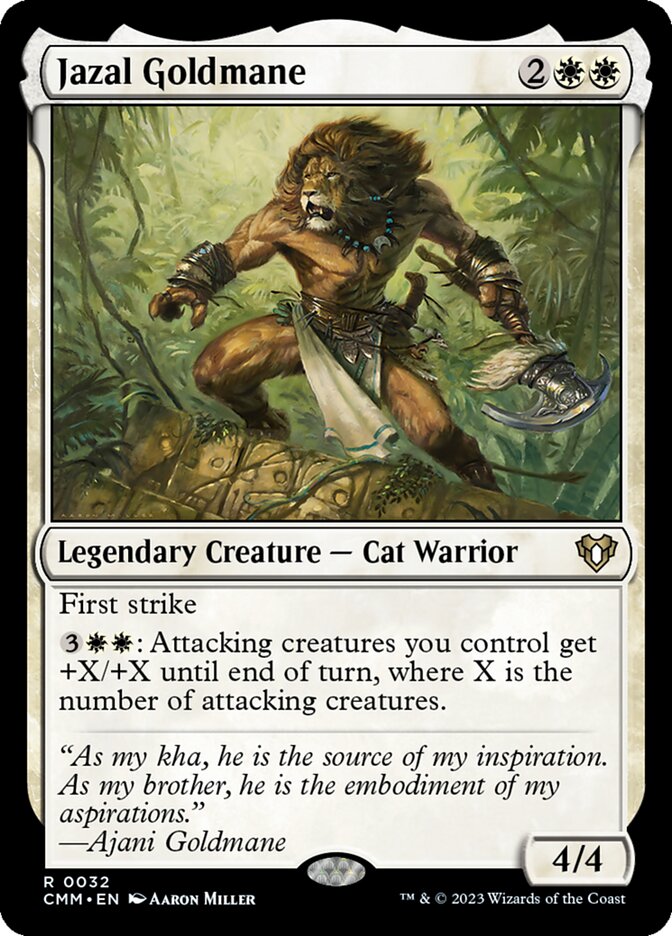 Jazal Juba D'ouro / Jazal Goldmane - Magic: The Gathering - MoxLand