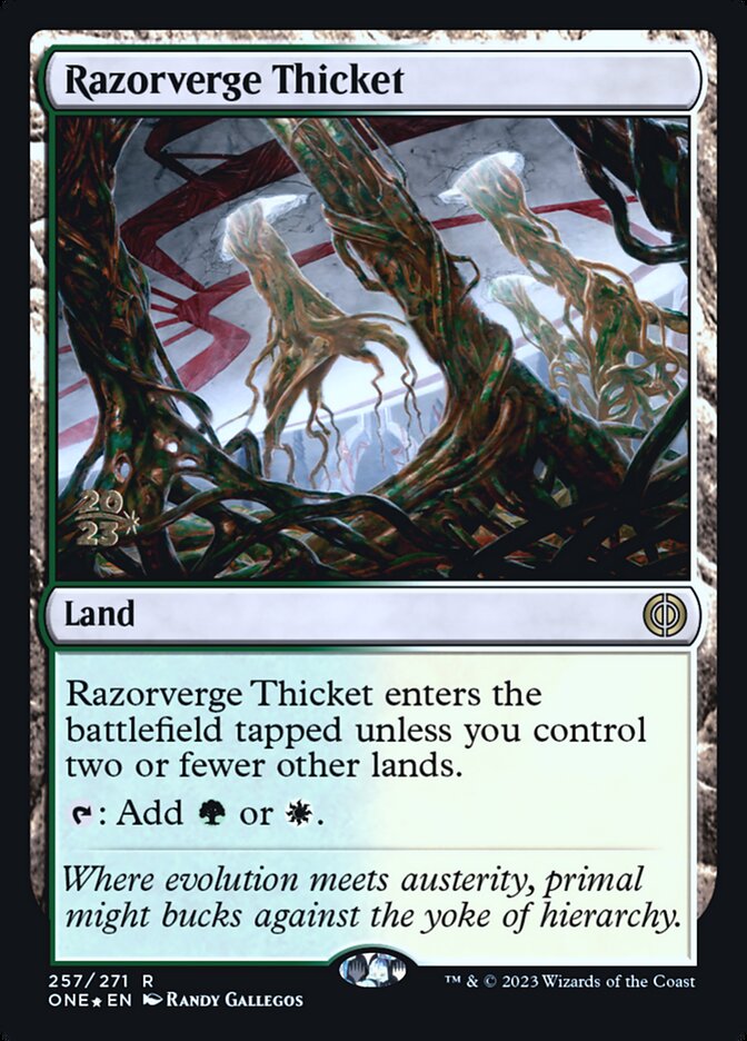 Bosque das Margens Cortantes / Razorverge Thicket - Magic: The Gathering - MoxLand