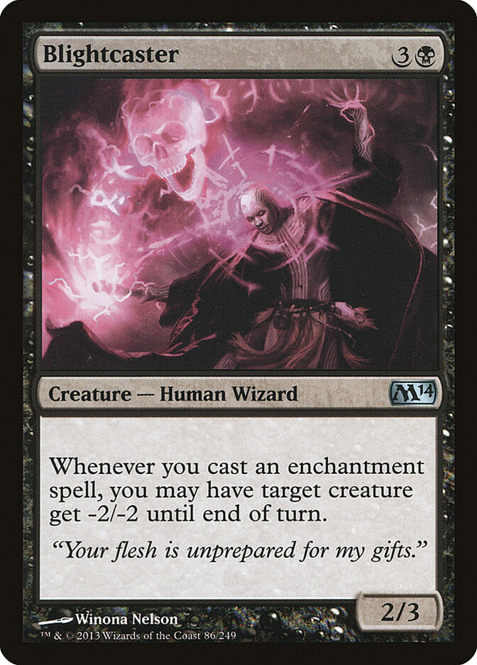 Conjurador de Desgraça / Blightcaster - Magic: The Gathering - MoxLand