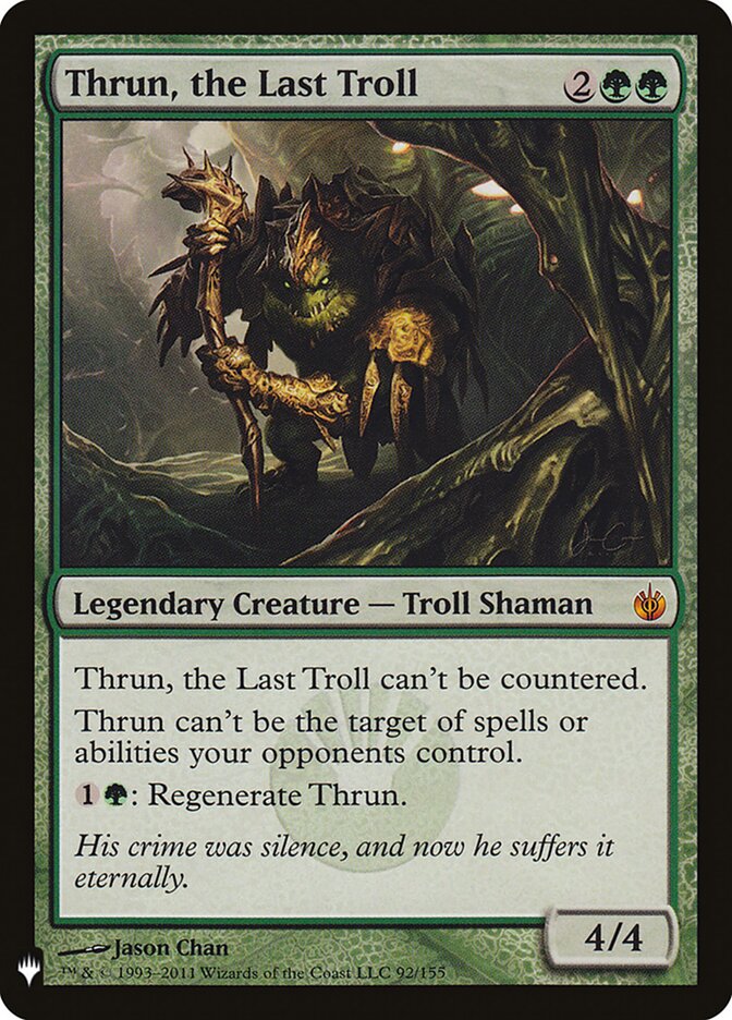 Thrun, o Último Trol / Thrun, the Last Troll - Magic: The Gathering - MoxLand