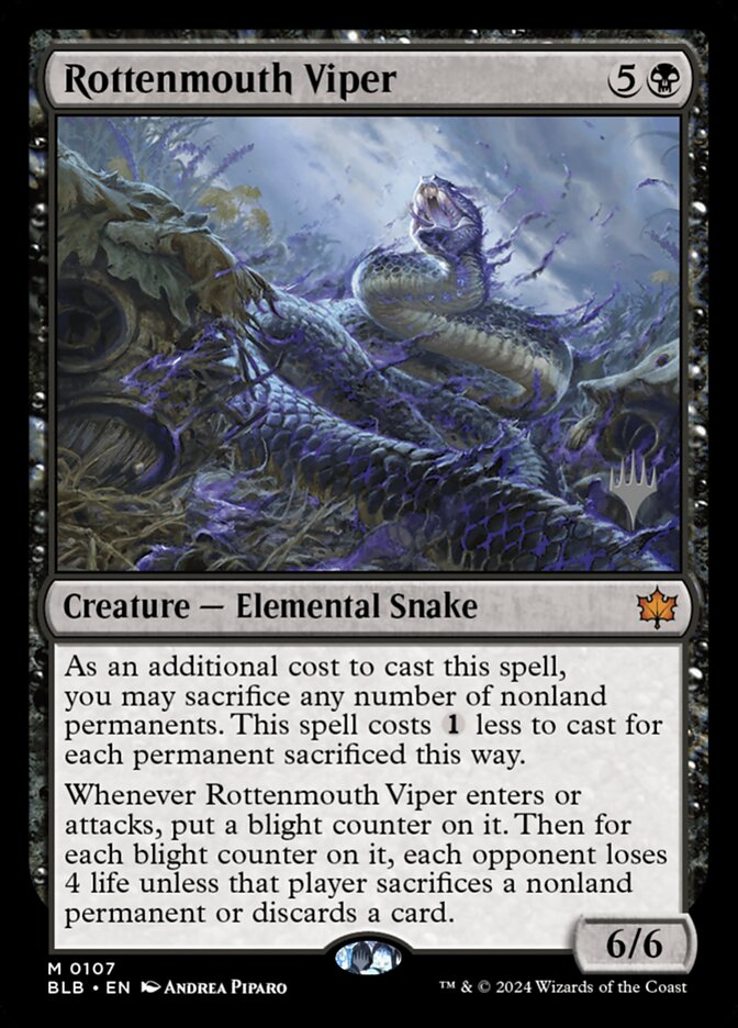 Rottenmouth Viper - Magic: The Gathering - MoxLand