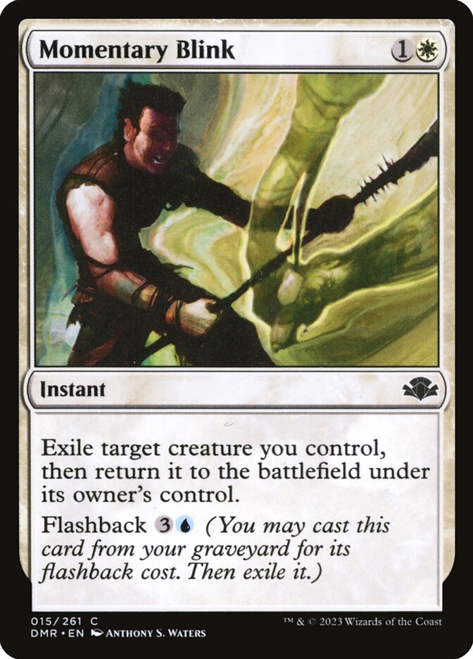 Piscadela Momentânea / Momentary Blink - Magic: The Gathering - MoxLand