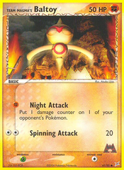 Baltoy da Equipe Magma / Team Magma's Baltoy - MoxLand - MoxLand