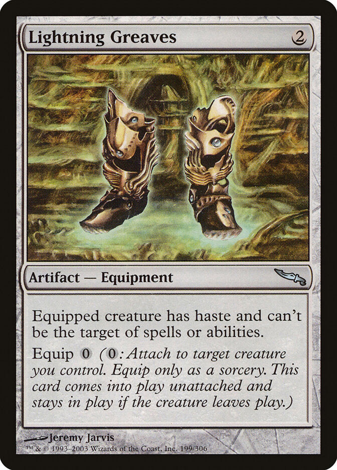 Grevas Faiscantes / Lightning Greaves - Magic: The Gathering - MoxLand