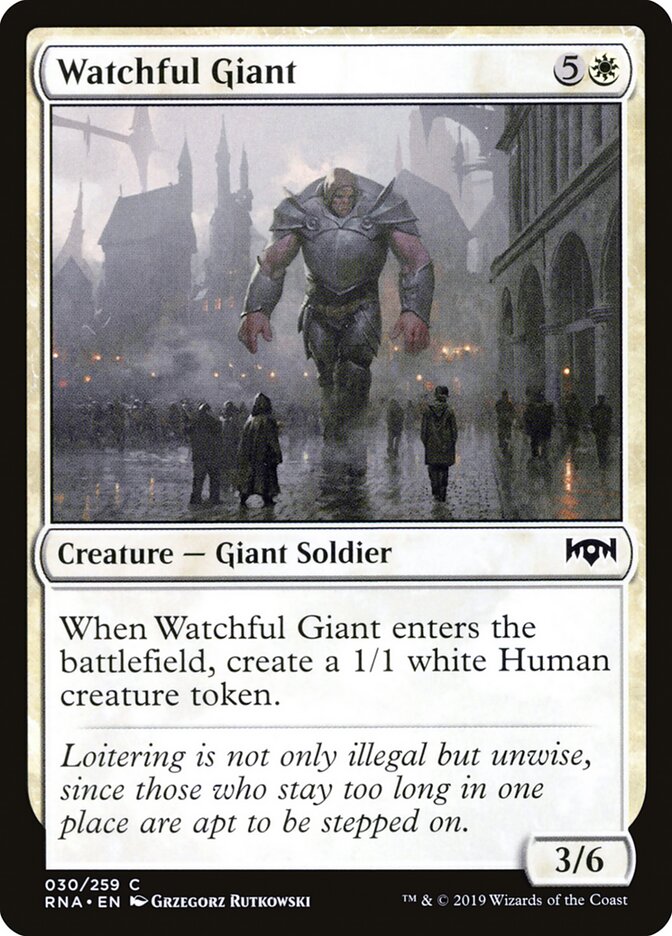 Gigante Vigilante / Watchful Giant - Magic: The Gathering - MoxLand