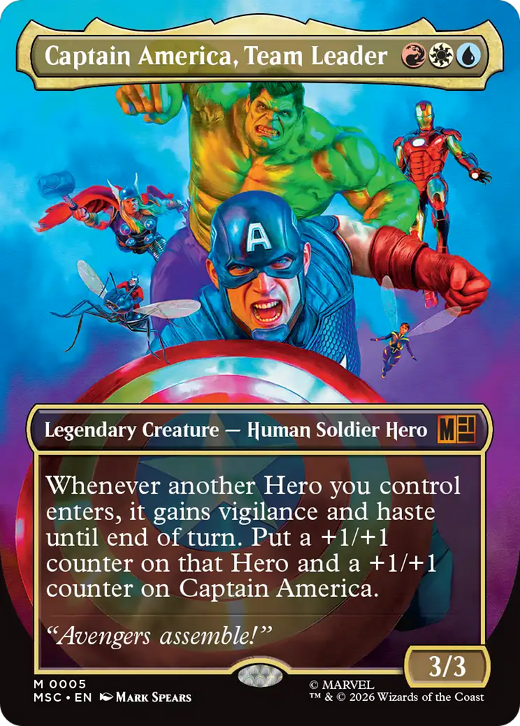 Captain America, Team Leader - Magic: The Gathering - MoxLand