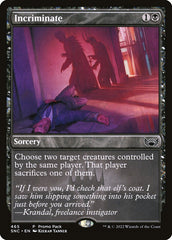 Incriminar / Incriminate - Magic: The Gathering - MoxLand