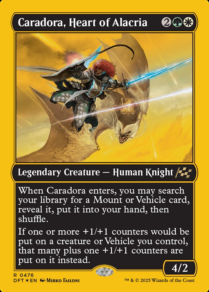 Caradora, Coração de Alacria / Caradora, Heart of Alacria - Magic: The Gathering - MoxLand