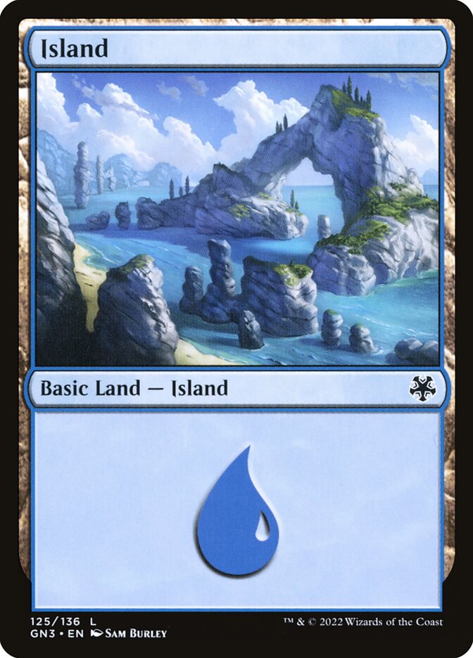 Ilha / Island - Magic: The Gathering - MoxLand