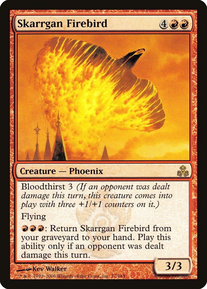 Pássaro de Fogo de Skarrgan / Skarrgan Firebird - Magic: The Gathering - MoxLand