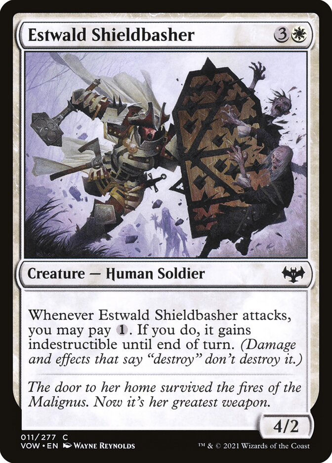 Escudeira Ofensiva de Estwald / Estwald Shieldbasher - Magic: The Gathering - MoxLand