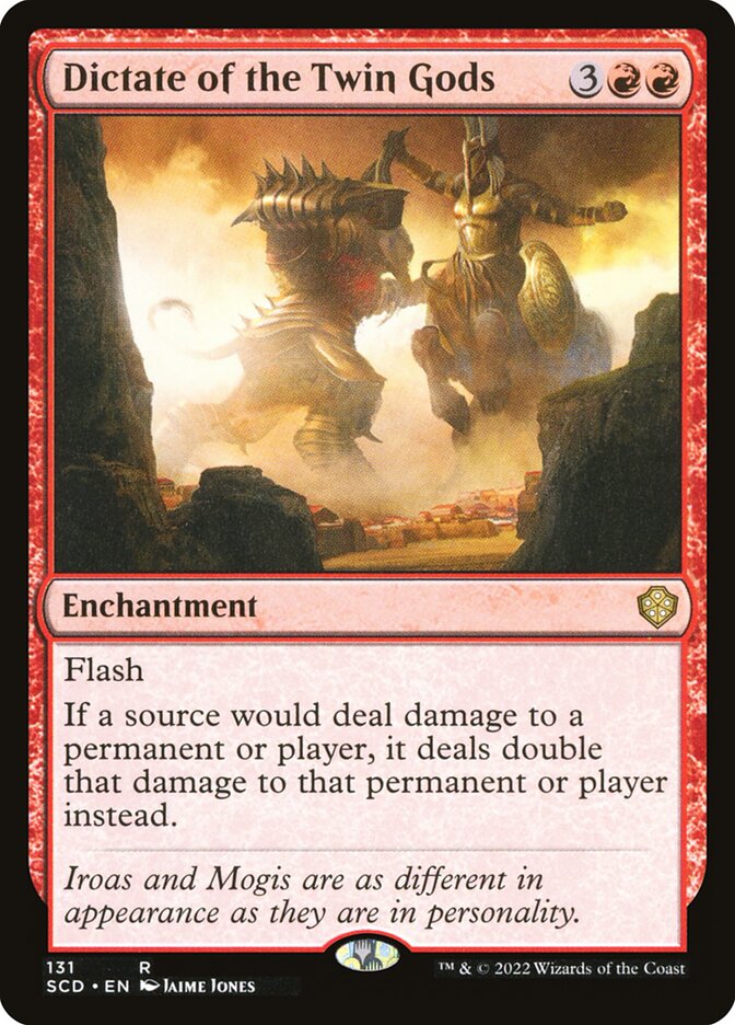 Decreto dos Deuses Gêmeos / Dictate of the Twin Gods - Magic: The Gathering - MoxLand